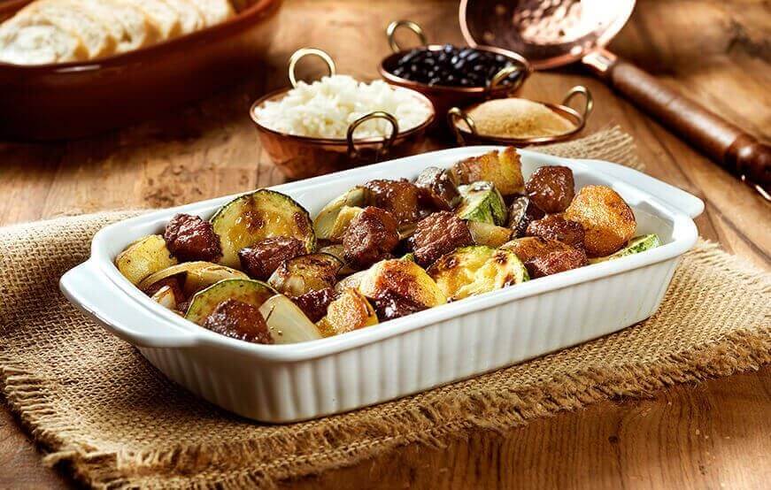 Lombo Suíno Frimesa com legumes