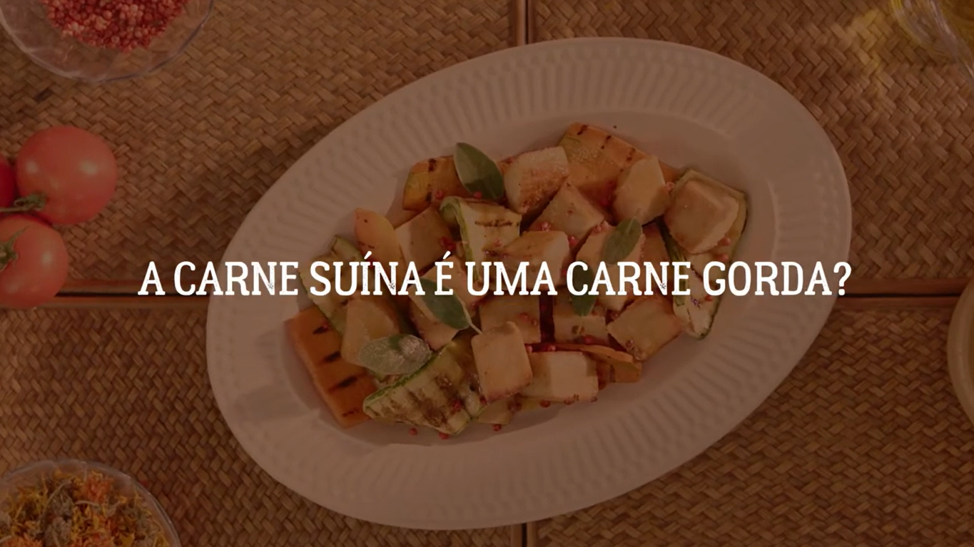 A carne suína é uma carne gorda?
