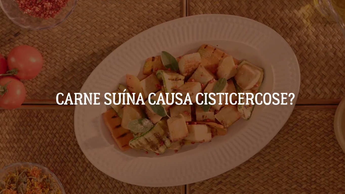 Carne suína causa cisticercose?