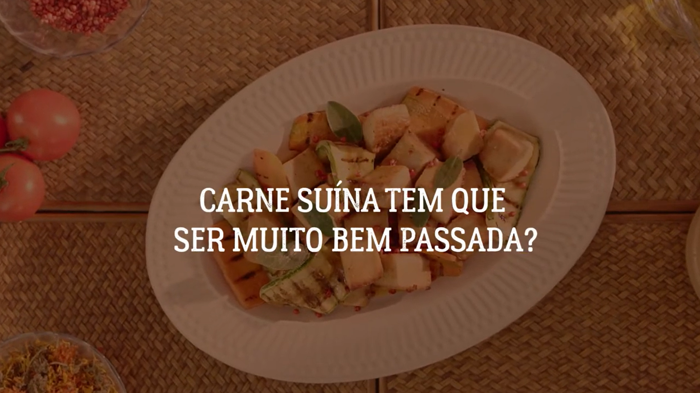 Carne suína tem que ser muito bem passada?