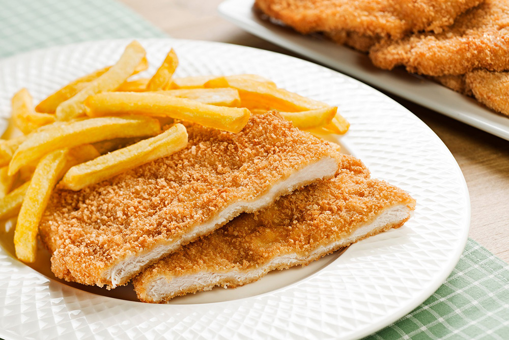 Milanesa com Alcatra Suína