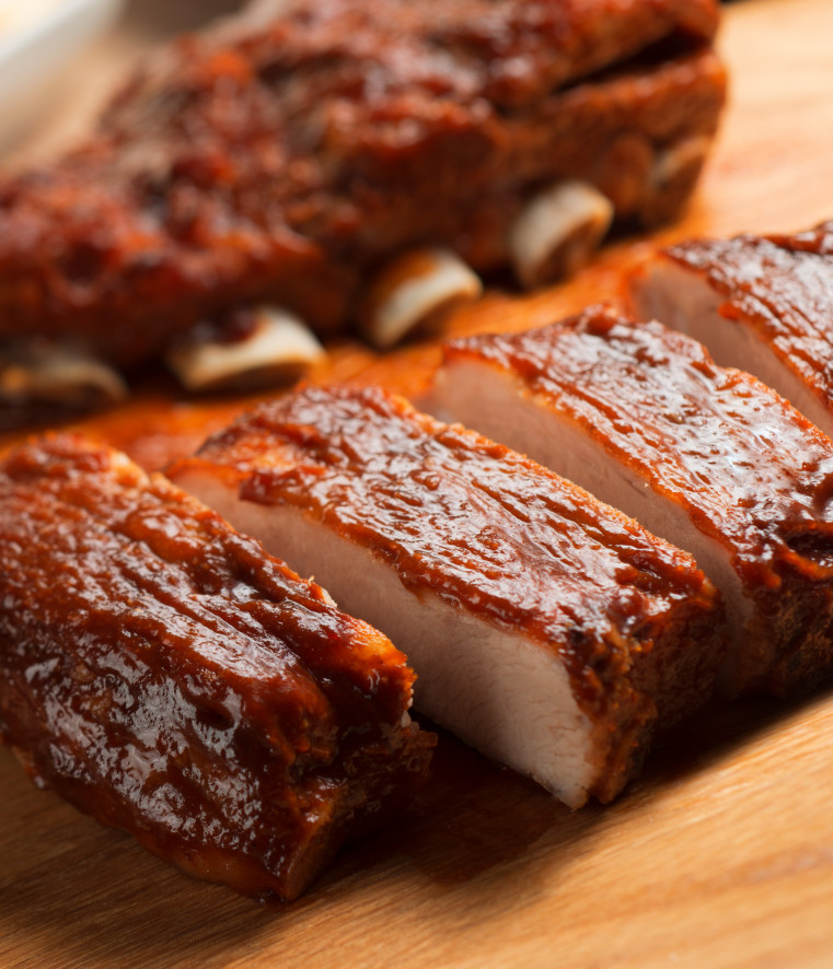 Costelinha de barbecue de goiaba