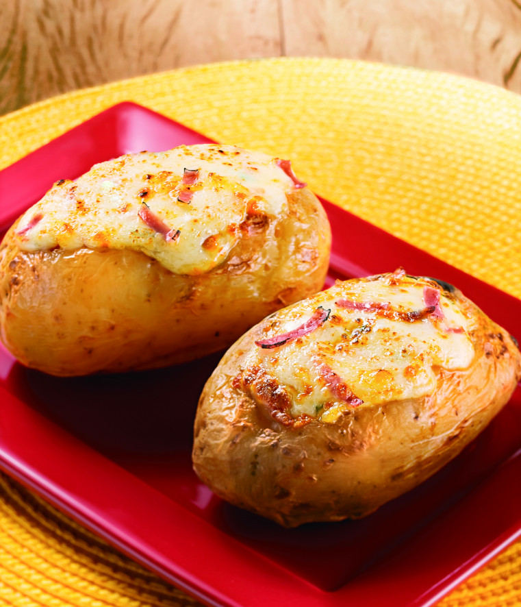 Batatas Recheadas e Assadas