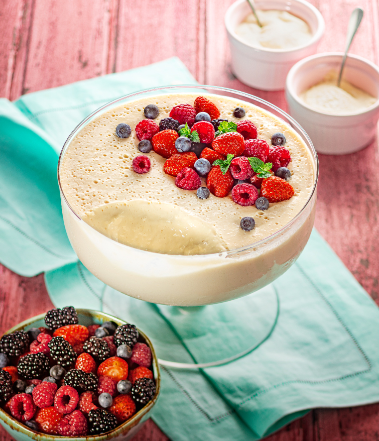Mousse de Leite Fermentado