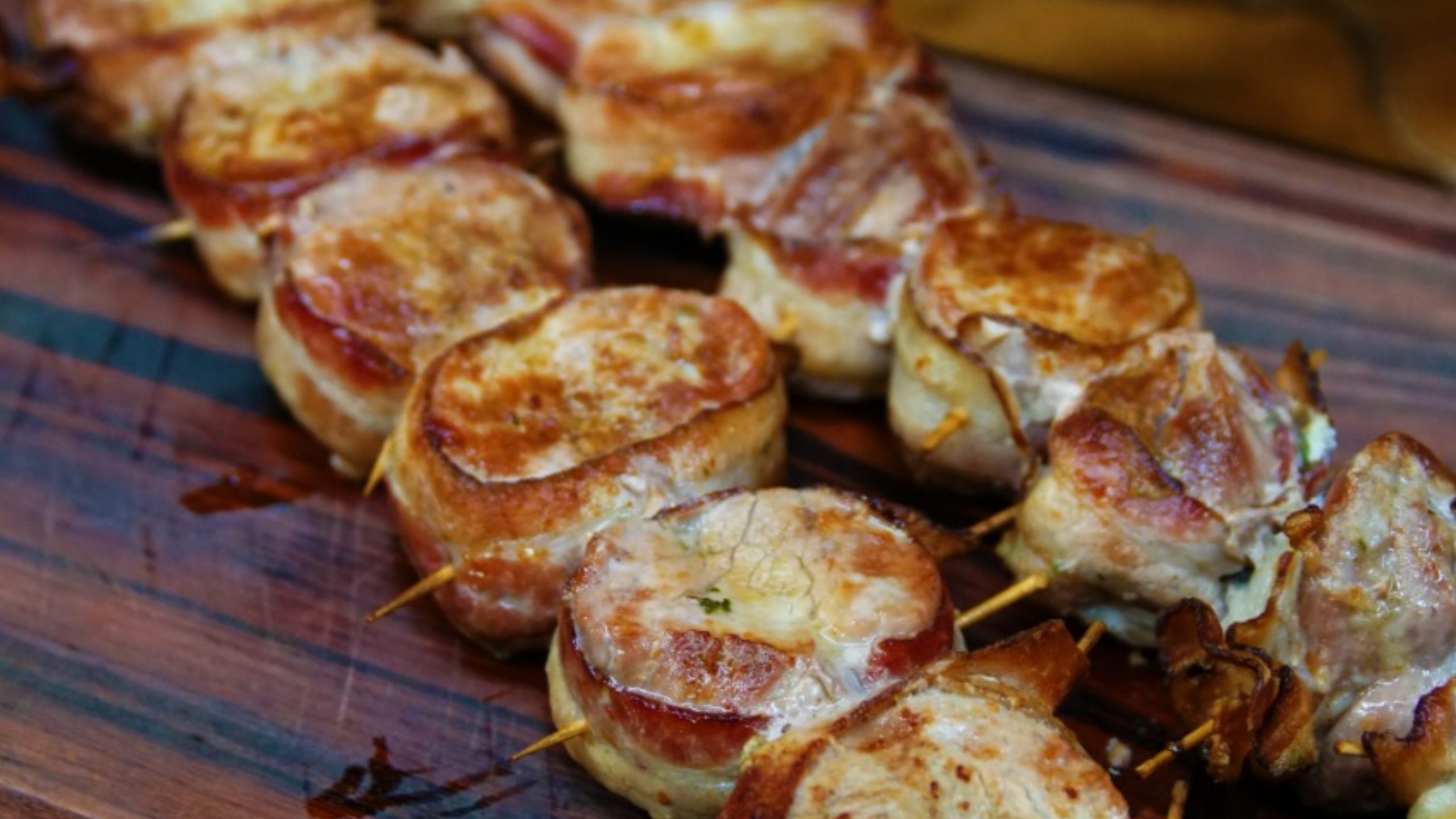 Filé Mignon Suíno Enrolado no Bacon