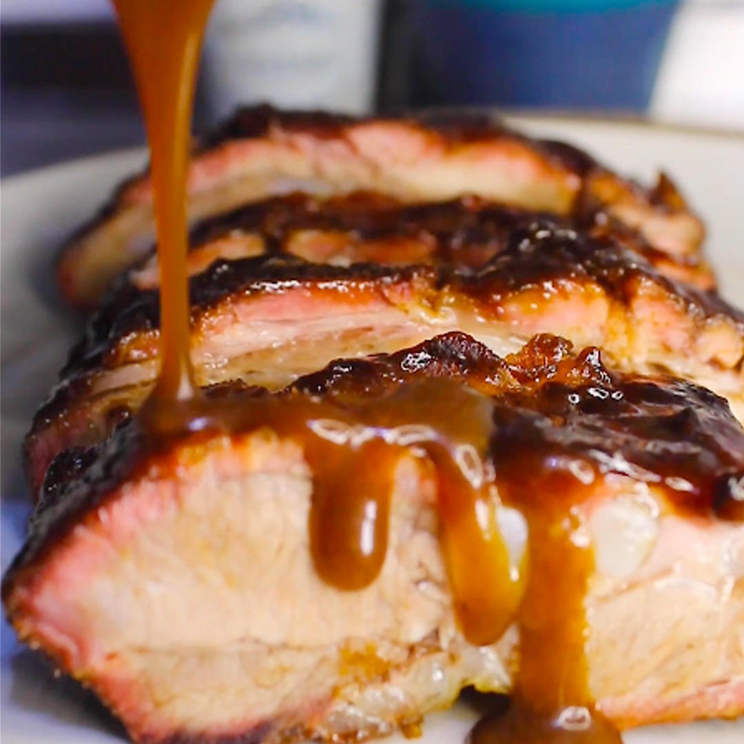 Costelinha Suína ao Molho Barbecue de Goiabada