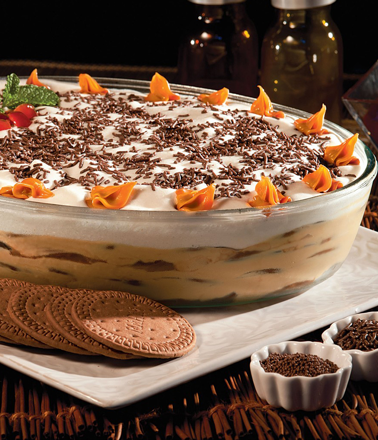 Pavê de doce de leite