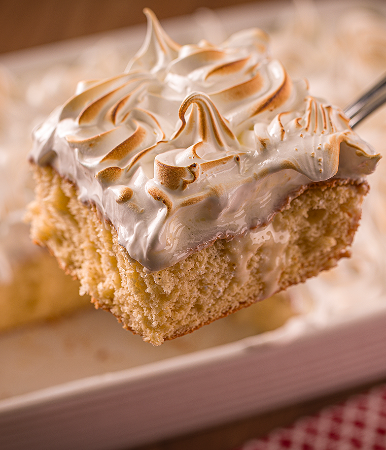 Bolo Tres Leches: maciez que derrete na boca
