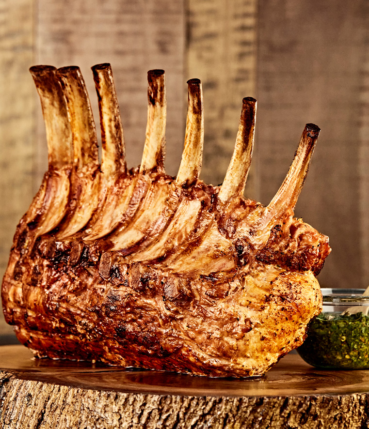 Prime Rib Suíno com Chimichurri