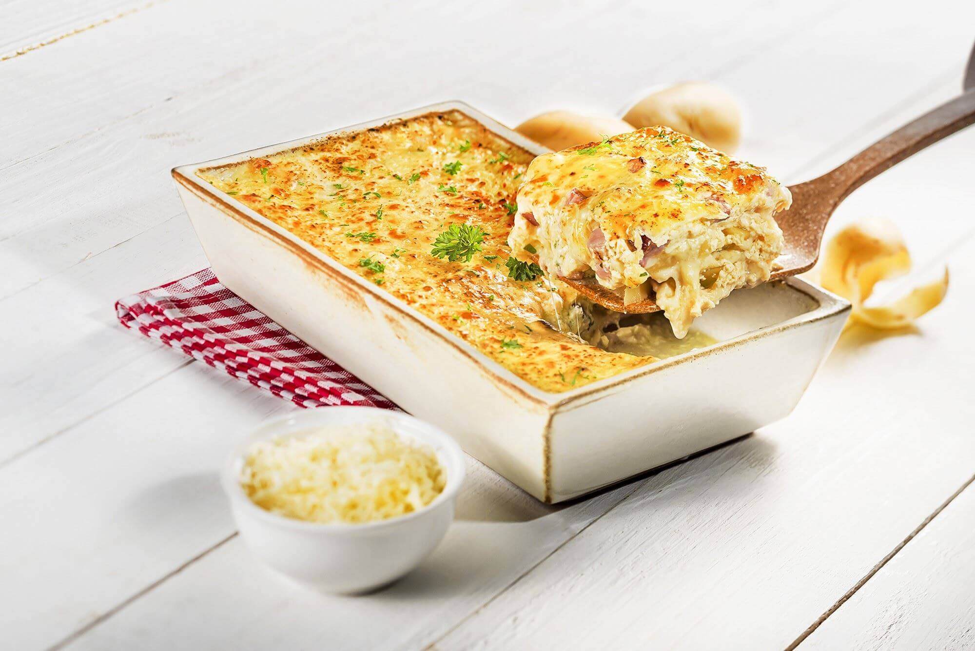 Lasanha fácil de batata